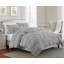 Floral Pintuck 3PC Comforter Set, Soft Microfiber, Pastel Colours, Lightweight Bedding Set-1357800973-1357800971