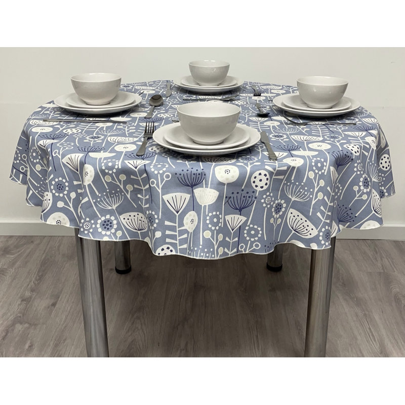 Geistown Scandinavian Print Tablecloth, Blue, 48 cm W x 48 cm L