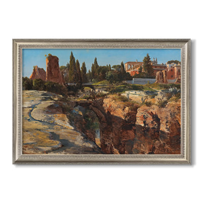 Palatin à Rome, v. 1921 - Edward Theodore Compton - Toile encadrée sur mesure