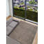 Tapis gris foncé en laine noué à la main de conception unique 9 pi 1 po x 11 pi 6 po