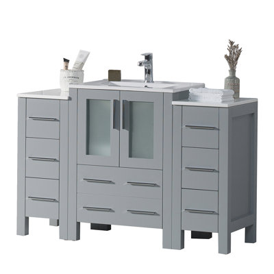 Meuble-lavabo simple 48 po avec lavabo