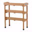 Table de rempotage 30 po x 14,5 po x 35,5 po avec plateau en métal, banc de travail extérieur à 3 couches avec crochet pour le jardin, poste de travail en bois massif