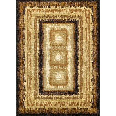 5'3" x 7'3" Abstract Pattern Area Rug - Cozy Soft, Versatile Modern & Cabin Home Decor