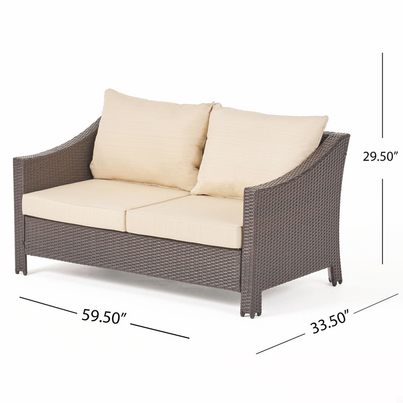 Causeuse et table