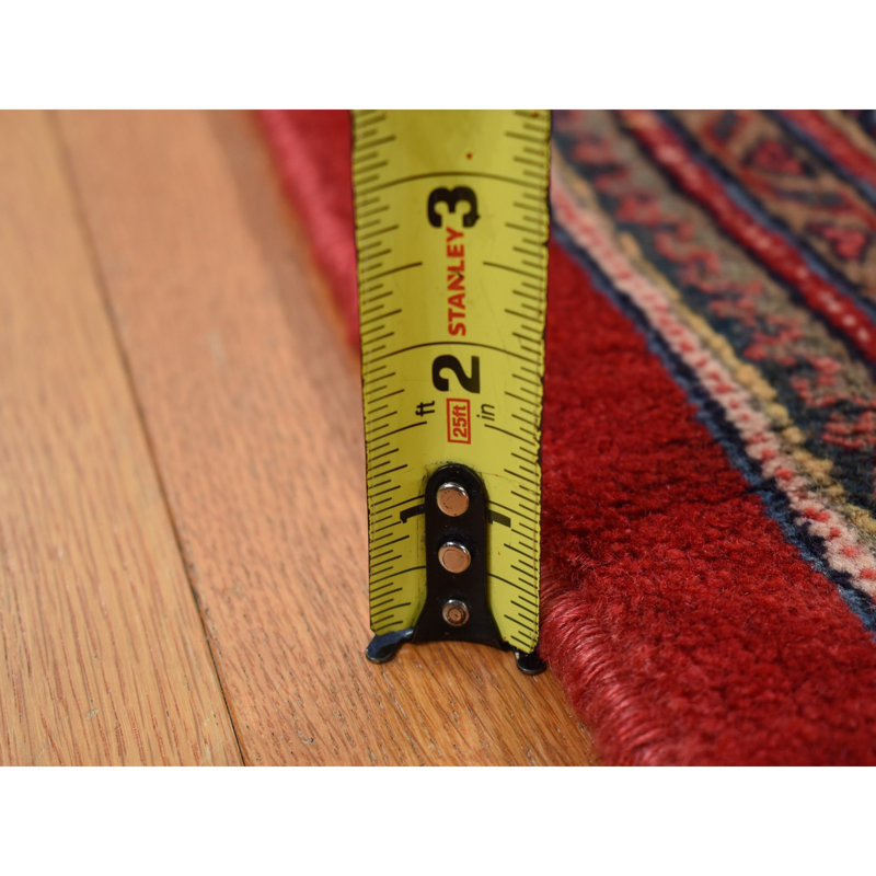 Swader One-of-a-Kind 7'1" X 10'8" New Age Wool Area Rug Red