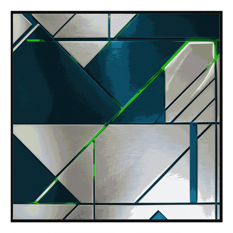 Nebula Drift Rug, Square 6'