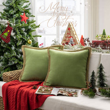 Lydia Christmas Holiday Oversized Pillow with Insert