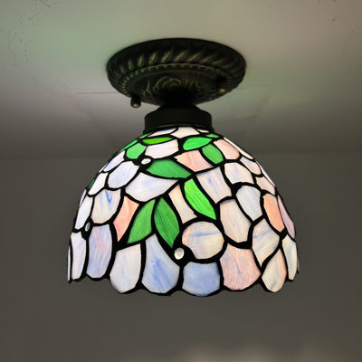 8'' 1 - Light Bowl Ceiling Fan Light Kit