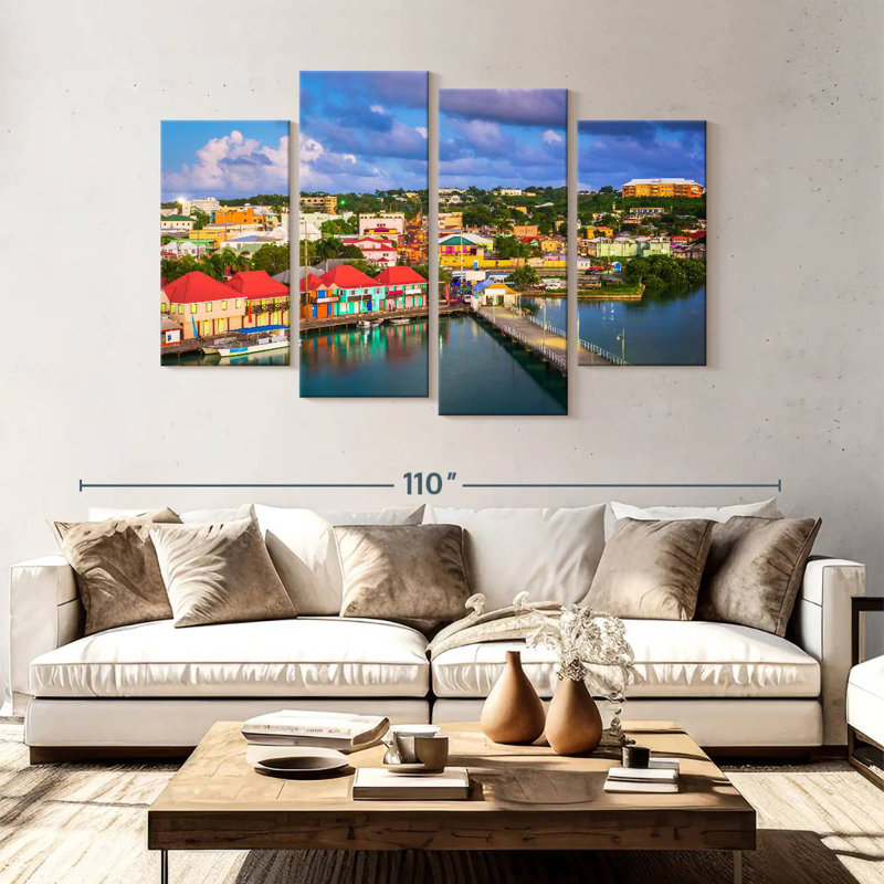 Gillard Bridge To Saint John's, 54" H x 84" W