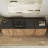 Stylish Console Table, Atlantic Pine & Anthracite, 70.9 x 31.5 x 17.7 inches | 100% Melamine Coated Particle Board, Thickness: 0.7 inches | Soft-Close Hinges, Multiple Shelves, Rustic Brown Finish, Perfect for Entryway & Living Room-563023170