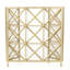 3 écrans de protection pour foyer - fer, X, or rose / noir / or, H 30,17 po x l 49,57 po, motif de garde, or / noir / couleurs or, 30,17 po x 49,57 po x 14 po
