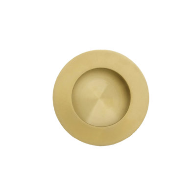 Round Flush Pull Plate