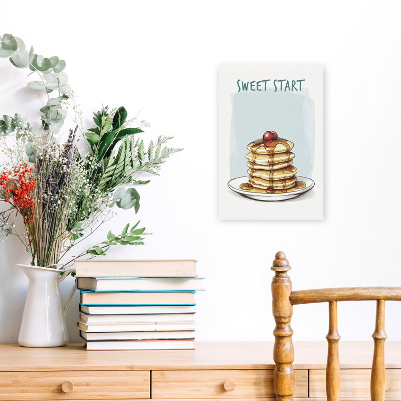 Sweet Breakfast Pancakes by Andreas Magnusson - Wrapped Canvas Print, 45.72 cm H x 30.48 cm W