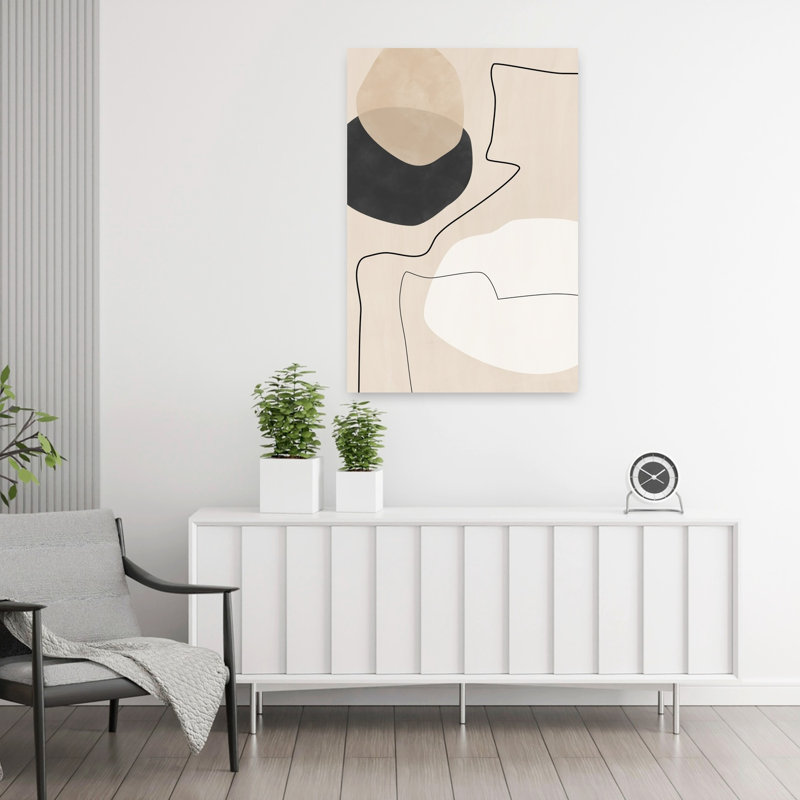 Art contemporain, art contemporain minimaliste abstrait, H 36 po x l 24 po
