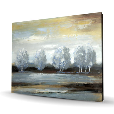 Paysage gris - toile de chambre à coucher moderne pour la décoration intérieure