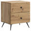 43cm W Manufactured Wood Bedside Table-715590113