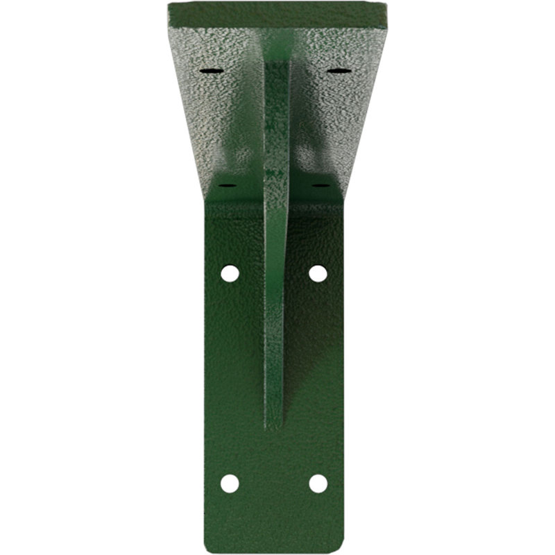 2"W x 12"D x 5 1/4"H Embrey Steel Bracket, Powder Coated Black, 5.25" H x 2" W x 12" D, Powder Coated Black