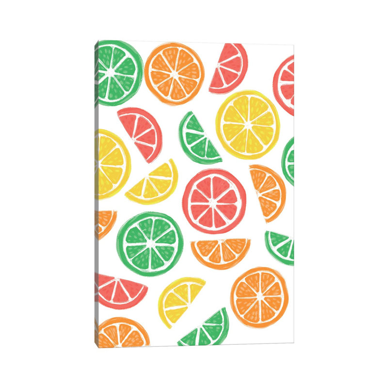 Summer Fruits I by Amanda Mcgee - Wrapped Canvas Painting, 30.48cm H x 20.32cm W x 1.905cm D