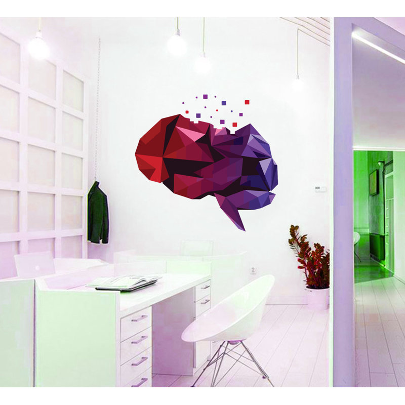 Abstract Wall Decal, 22" H x 22" W