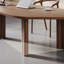 Bureau moderne moderne durable en bois de frêne brun irrégulier-85560413