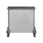 Table de chevet antique en platine, choix de décoration de chambre à coucher et résine, attrayante, l 30 po x H 18 po, table de chevet de luxe de 64 lb avec platine, élément décoratif, peuplier, fabrication élégante,