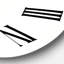 Horloge murale monochrome poisson rétro II-60281832
