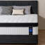 Matelas hybride moelleux en mousse à mémoire de forme avec ressorts ensachés certifiés Certipur-Us, soulagement de la pression, isolement du mouvement-1967284276-1957843541