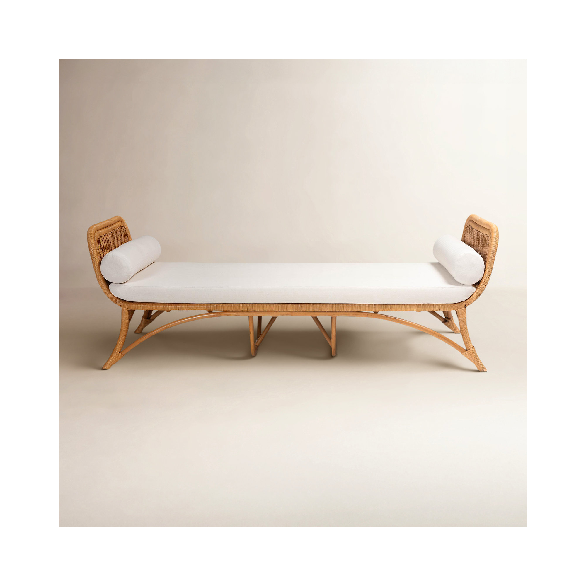 Colb Veve Bohemian Light Honey Rattan Daybed