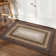 Machine Washable Rug for Living Room Braided Print Non-Slip Area Rug Stain Resistant Carpet for Dining Room Bedroom Nursery Office