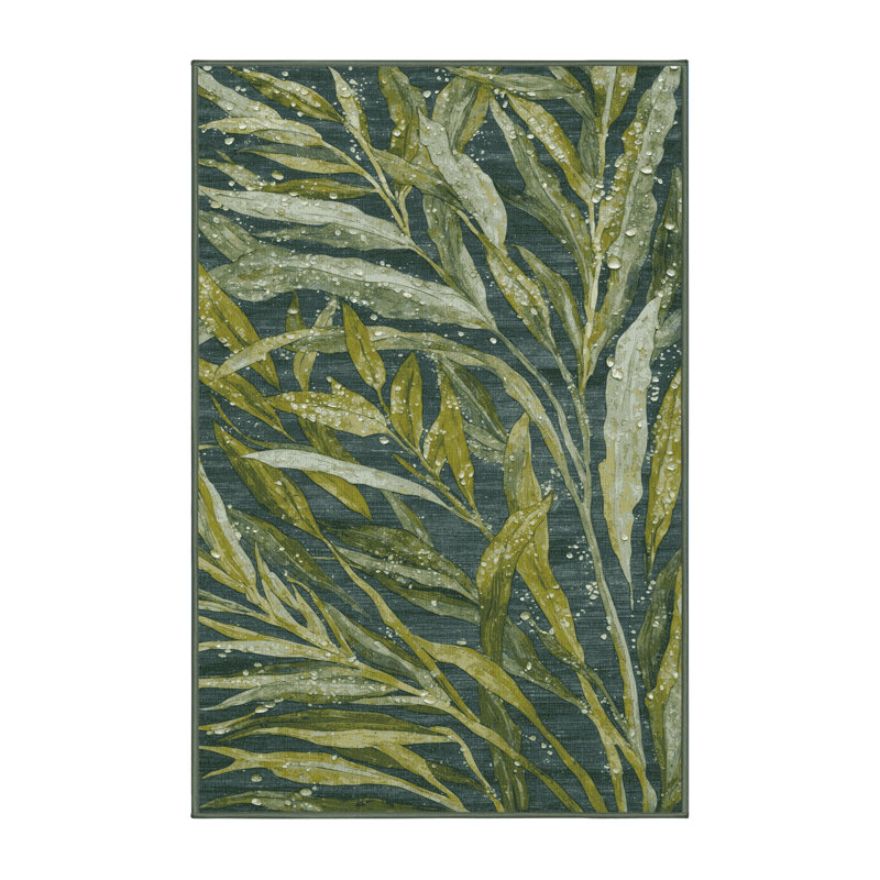 Tapis vert lavable à la machine, Rectangle 3 pi x 5 pi
