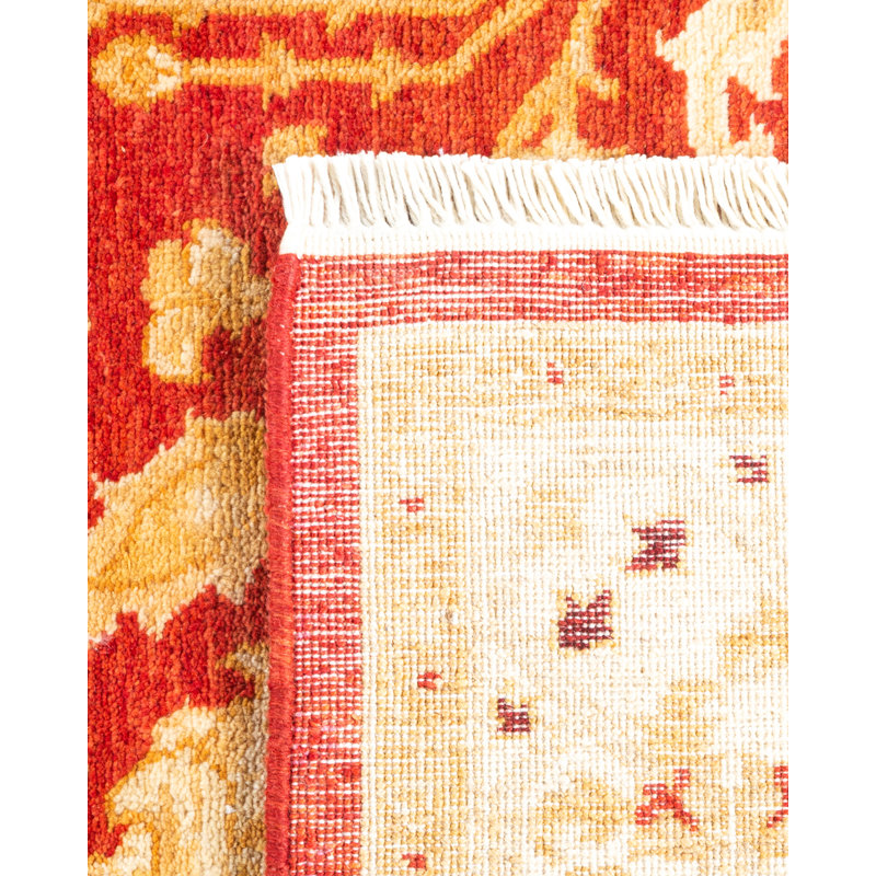 One-of-a-Kind 4' 1" x 6' 2" Hand Knotted Area Rug