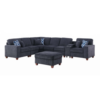 Sectional Sofa With Ottoman