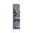 8' Runner Navy Blue Abstract Washable Non Skid Indoor Outdoor Runner Rug