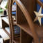 155cm H x 155cm W Solid Wood Bookcase