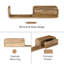 Tablettes murales flottantes en bois Sephine