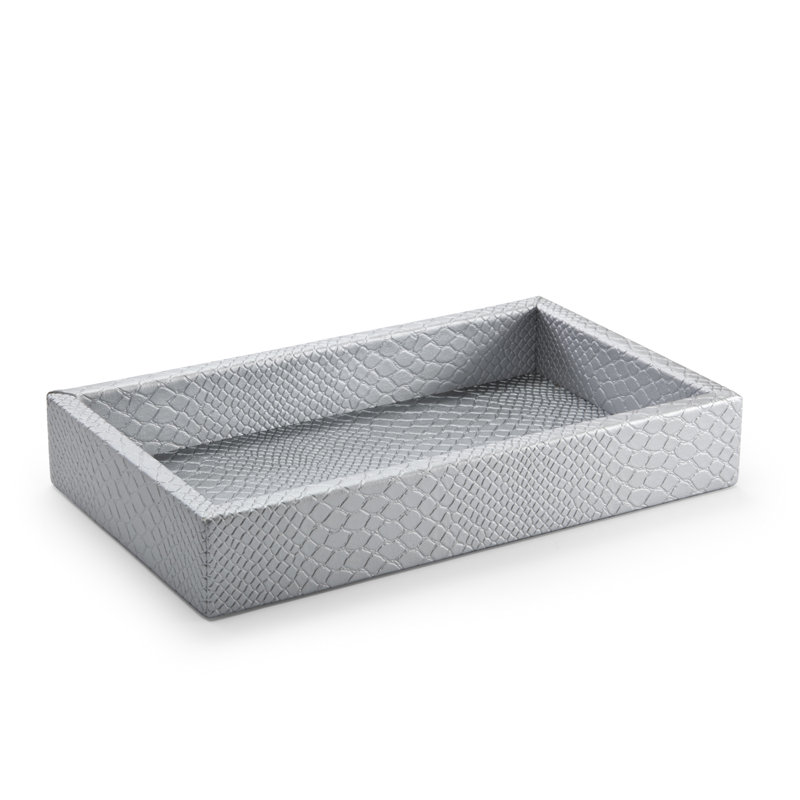 Conda Bathroom Tray, Silver