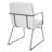 Marrone Faux Leather Armchair-681130648