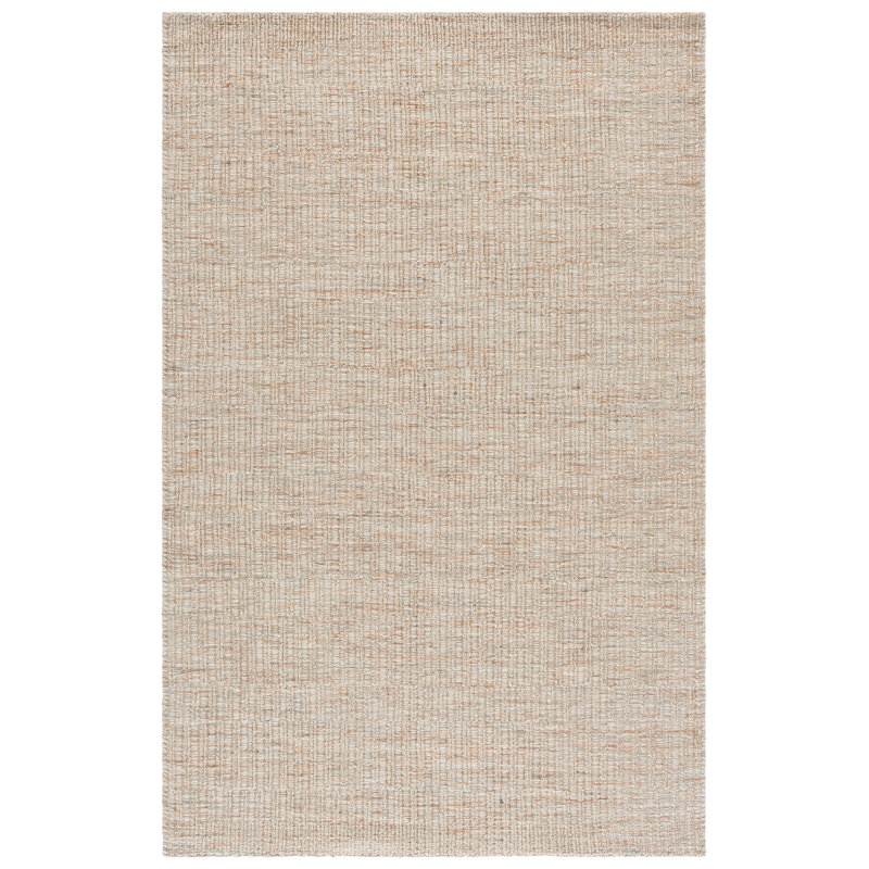 Natura 230 Hand Woven Wool Pile No Pattern Rug, Rectangle 5' x 8'