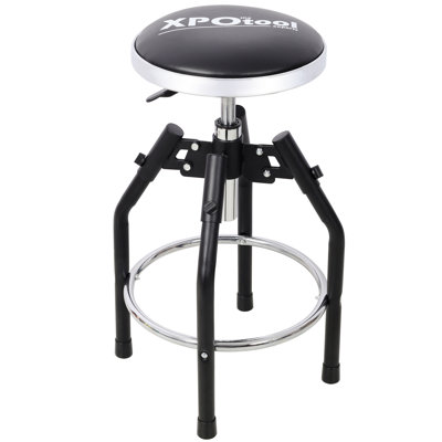 Tabouret d'atelier hydraulique robuste et réglable