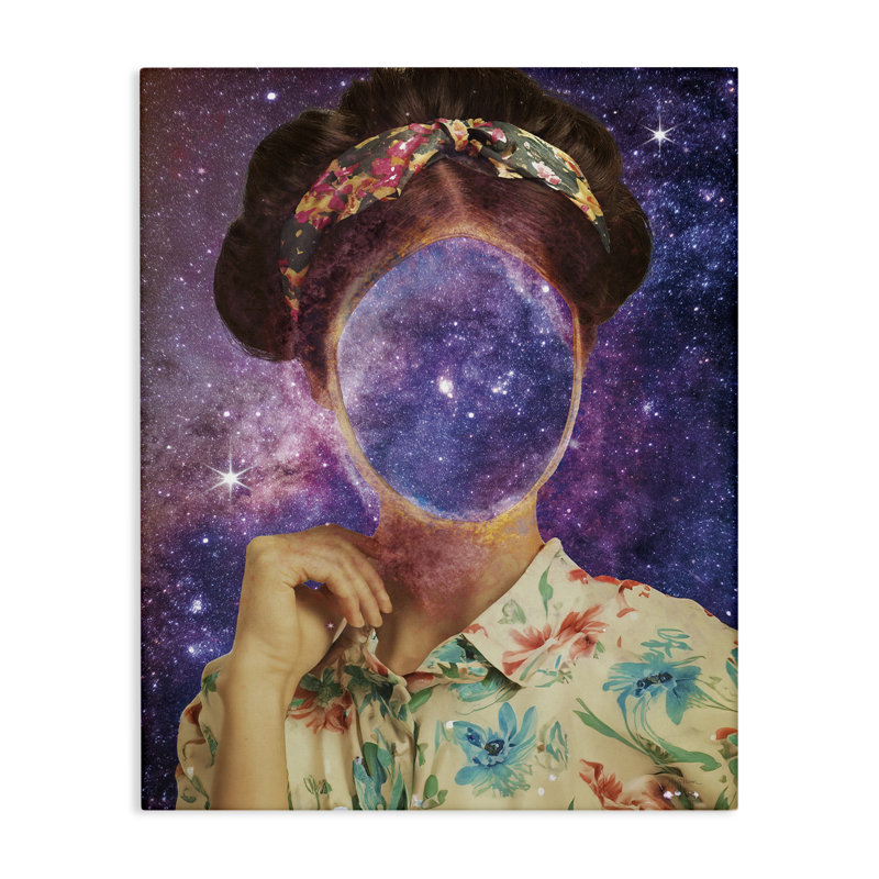  «Space To Think», art mural sur toile par Mary Urban, H 20 po x l 16 po