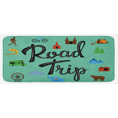 Rustic Synthetic Kitchen Mat