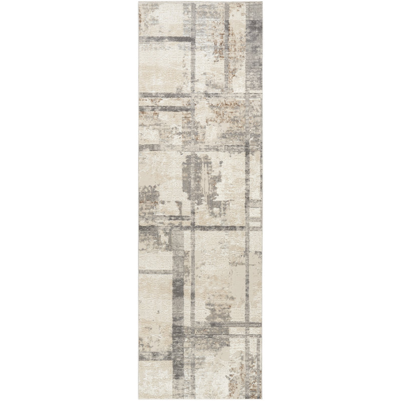 Tapis tissé durable Barric, Tapis de couloir 2 pi 2 po x 8 pi