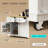 Rustic Farmhouse Kitchen Island with Power Outlet, Drop Leaf & 2 Stools, Ample Storage & Mobility-268923488