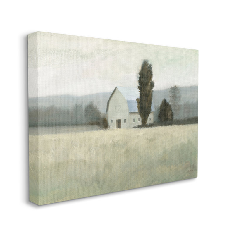 «Farmside Landscape» par James Wiens - impression sur toile, Toile tendue, H 36 po x l 48 po
