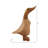 8" H Hand-Carved Bamboo Wood Duck Figurine