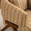 Chaise d'appoint rembourrée de style Mid-Century avec pieds en bois massif-714492437