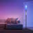 Teulon 67" RGB Column Traditional Floor Lamp with Remote Control and Bulb Included