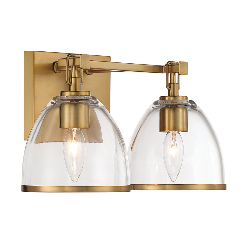 Meuble-lavabo 2 lumières Wynnfrost, Gold, 60 Watts