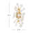 Audra Steel Flush Mounted Sconce