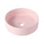 Pink Ceramic Art Vessel Sink - Bathroom Basin, 15.7X15.7X4.7 In, Material, Easy Cleaning Routine Ceramic, Effortless To Keep Clean And Performing Optimally-1582463925
